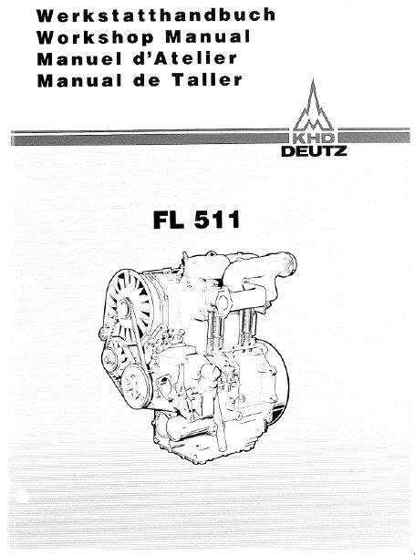 Deutz Fl511 Diesel Engine Factory Service Repair Manual