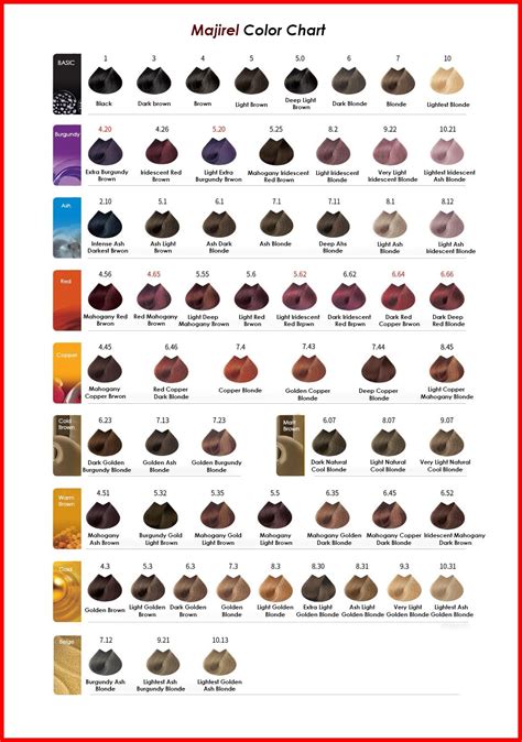 Diacolor Richesse Colour Chart