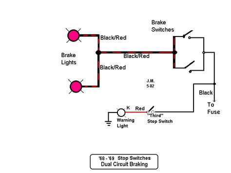 Diagram Of Brake Light Circuit Wiring