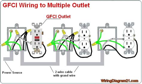 Diagram Wiring Multiple Gfci Schematics