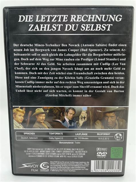 Die letzte Rechnung zahlst du selbst