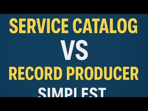 Difference Between Service Catalog And Product Catalog