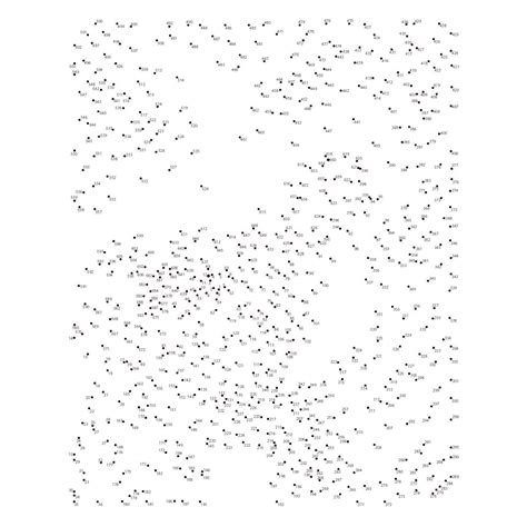 Difficult Dot To Dot Printables