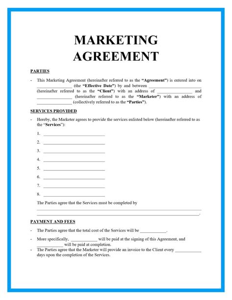 Digital Marketing Contract Template