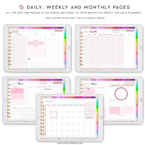 Digital Planner Templates