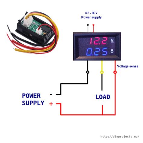 Digital Volt Amp Meter Wiring Diagram