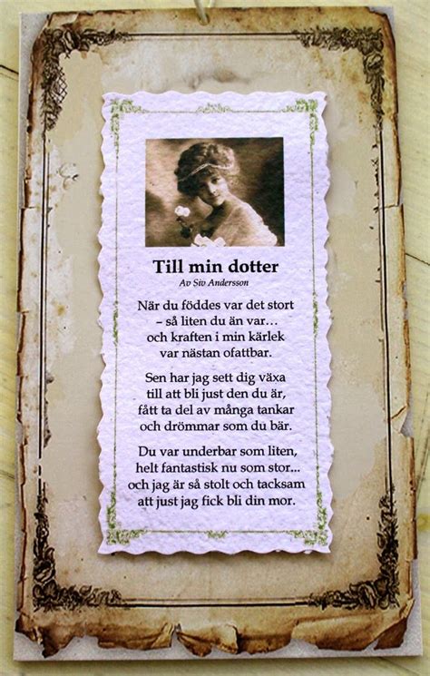 Dikt till min vuxna dotter