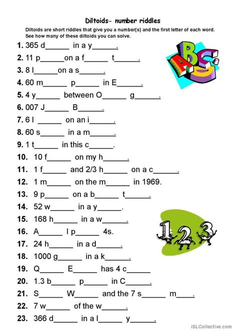 Diltoids Printables