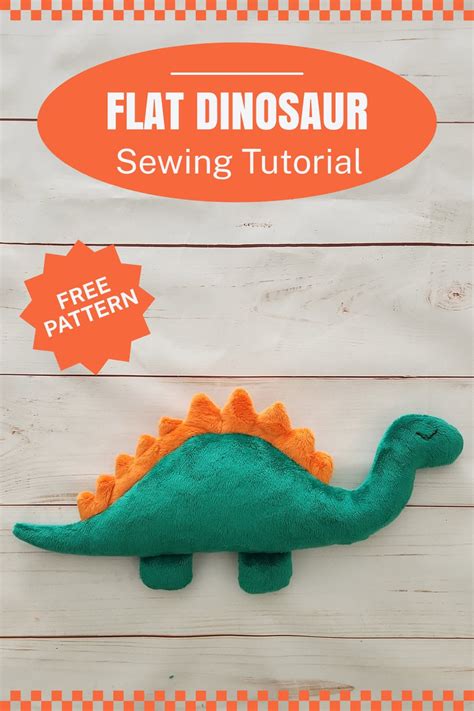 Dinosaur Plush Template