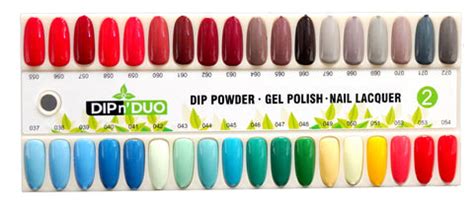 Dip N' Duo Color Chart