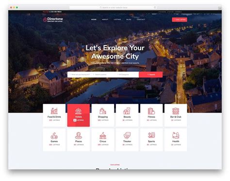 Directory Website Template
