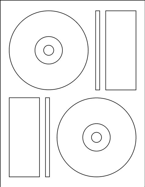 Disc Label Template
