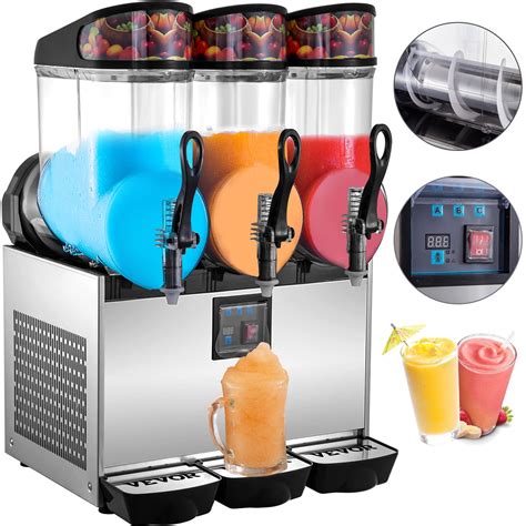 Discover the Magic of Frozen Delights: Enhance Your Business with the Nice Ice Double Bowl Slush Machine 2 x 12 Litre SLU12X2
