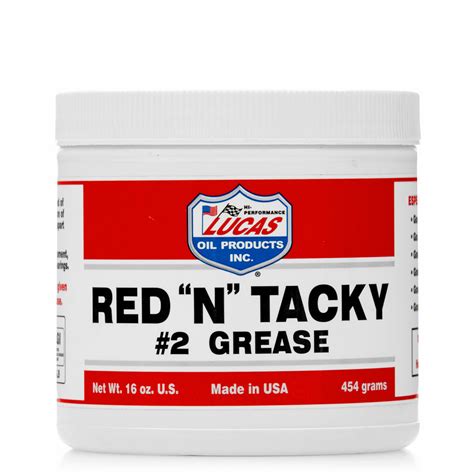 Discover the Power of Lucas Red N Tacky Grease: The Ultimate Solution for Wheel Bearings