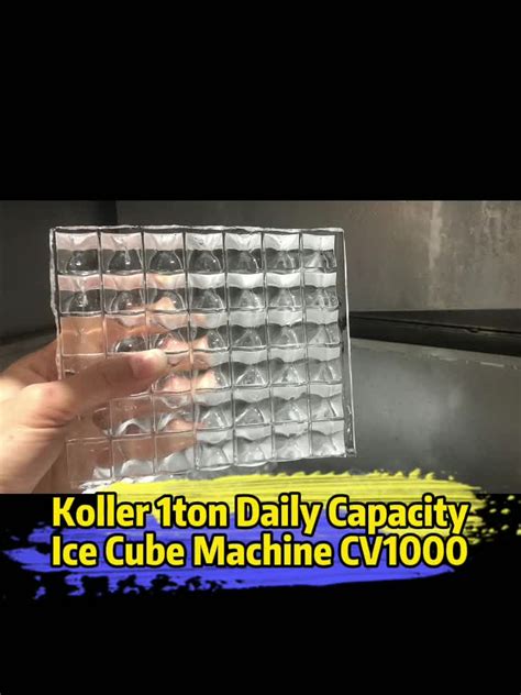 Discover the Power of the 1-Ton Crystal Ice Machine: Elevate Your Business to New Heights