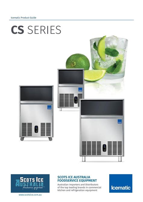 Discover the Revolutionary Icematic CS20: A Comprehensive Guide to Crystal-Clear Ice