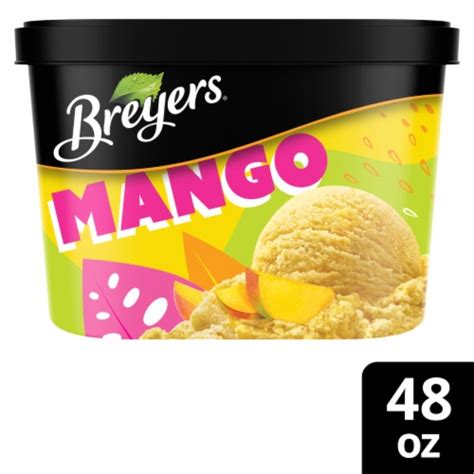 Discover the Sweet Escape: Breyers Mango Ice Cream - A Tropical Treat for Your Taste Buds