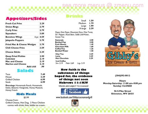 Discover the Taste of Happiness: A Culinary Journey Through Gibbys Ice House Menu