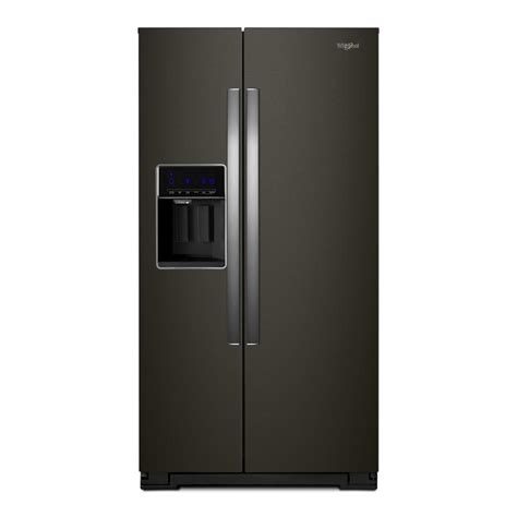 Discover the Ultimate Solution for Spacious and Stylish Food Storage: The Whirlpool 20.6-cu ft Counter-Depth Side-by-Side Refrigerator with Ice Maker