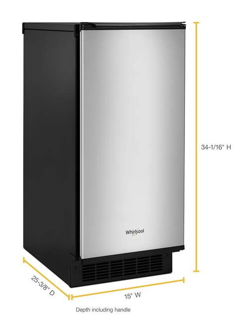 Discover the Whirlpool 15 Inch Icemaker with Revolutionary Clear Ice Technology