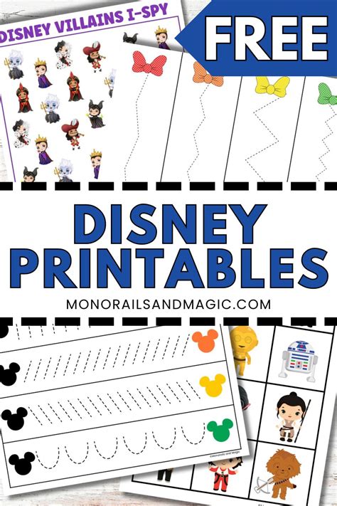 Disney Activities Printable