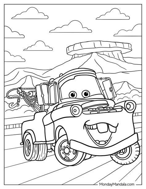 Disney Cars Coloring Sheets Printables