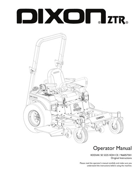 Dixon Lawn Mower Starter Wiring Diagram