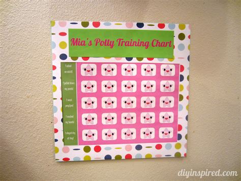 Diy Potty Training Chart