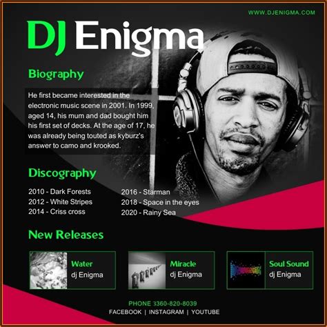 Dj Epk Template