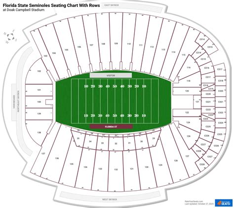 Doak Campbell Seating Chart Rows