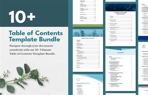 Docs Table Of Contents Template