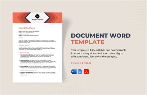 Document Template Word