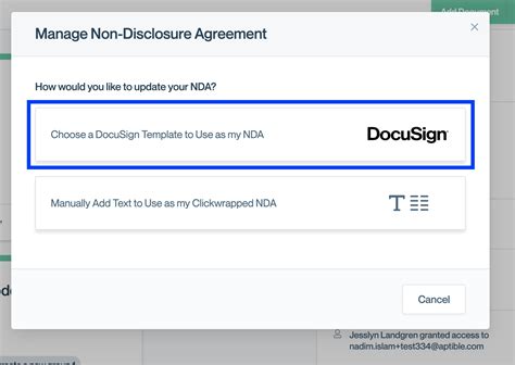 Docusign Nda Template