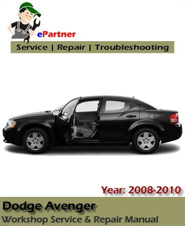 Dodge Avenger 2008 2009 Service Repair Manual