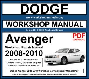 Dodge Avenger Service Repair Pdf Manual Download 2008 2010