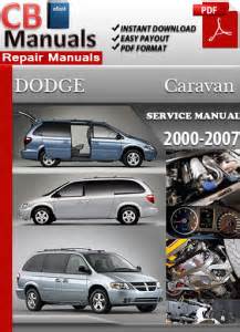 Dodge Caravan 2001 2007 Workshop Service Manual