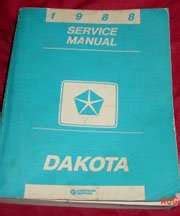 Dodge Dakota 1988 Repair Service Manual