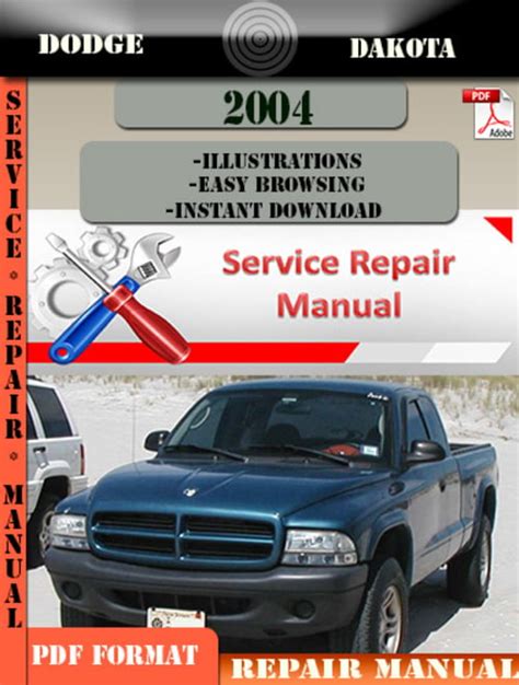 Dodge Dakota 2004 Factory Service Repair Manual Pdf Zip