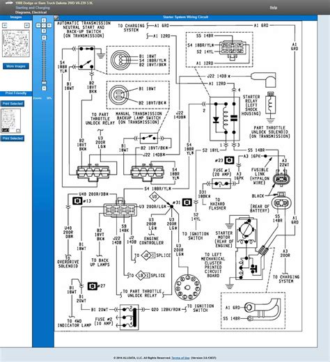 Dodge Dakota Wiring Schematic Free Picture Diagram