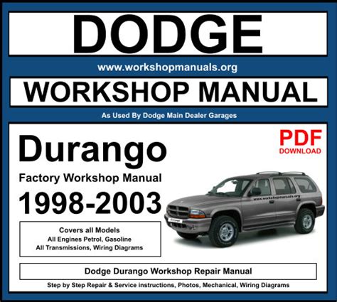 Dodge Durango 1998 Service Repair Manual