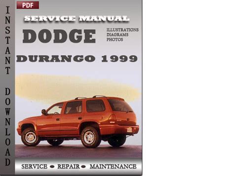 Dodge Durango 1999 Factory Service Repair Manual Pdf Zip