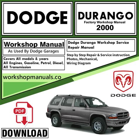 Dodge Durango 2000 Factory Service Repair Manual Pdf