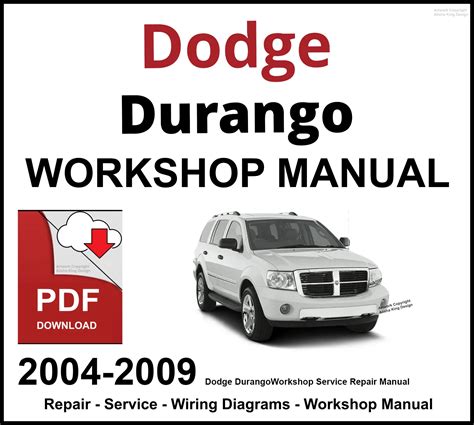 Dodge Durango 2004 2009 Service And Repair Manual