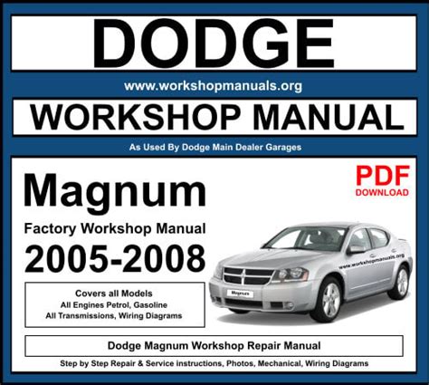 Dodge Magnum Service Manual