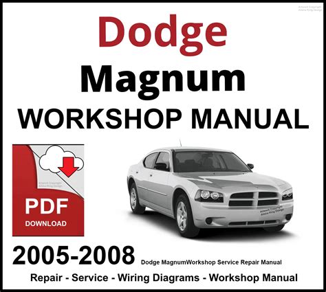 Dodge Magnum Service Repair Manual Pdf 05 08