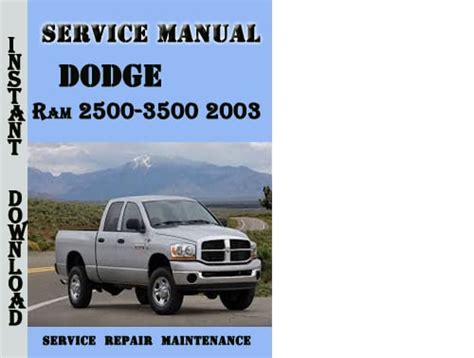 Dodge Ram 2003 Service Repair Manual Download