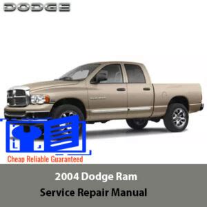 Dodge Ram 3500 2004 Service And Repair Manual