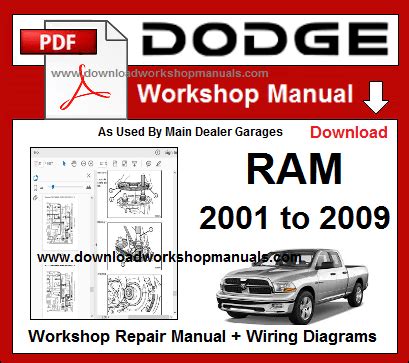 Dodge Ram Pickup 2005 2006 Workshop Service Manual