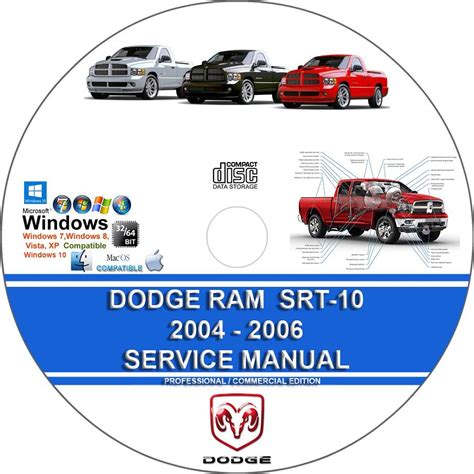 Dodge Ram Srt 10 Srt10 Model Year 2004 2005 2006 Service Repair Workshop Manual Pdf