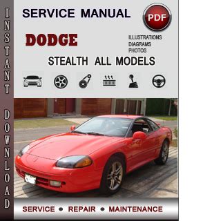 Dodge Stealth Pdf Service Repair Workshop Manual 1991 1994